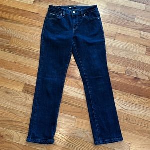 Levi mid rise skinny jeans
